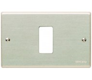 Bticino magic placca con viti a 1 posto oxidal